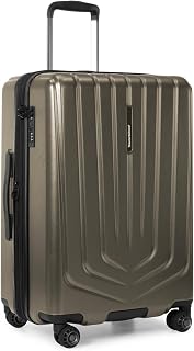 Traveler's Choice Lethbridge TSA 잠금 장치가 있는 하드사이드 확장 가능한 스피너 수하물, 모카 골드, Lethbridge 하드사이드 확장 가능한 스피너 수하물 Tsa 잠금 장치