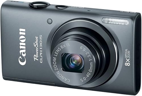 Miniatura 2 de Cámara digital Canon PowerShot ELPH 130 IS 16.0 MP con zoom óptico de 8x, lente gran angular de 28mm y grabación de video HD 720p (Gris) (MODELO
