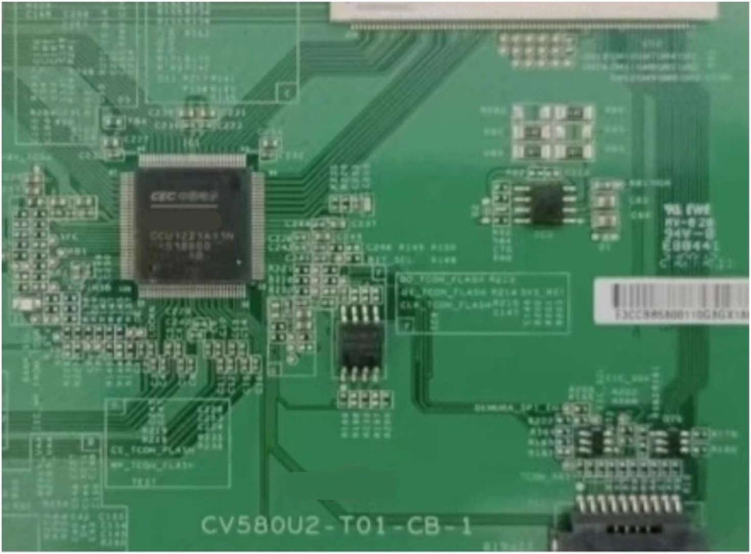 Tcon Tvボード、Xiaomi対応、L58M5-4A、H58E3A CV580U2-T01-CB-1