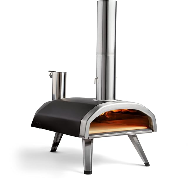 Ooni Fyra 12 Wood Fired Outdoor Pizza Oven  Portable Hard Wood Pellet Pizza Oven  Ideal for Any Outdoor Kitchen