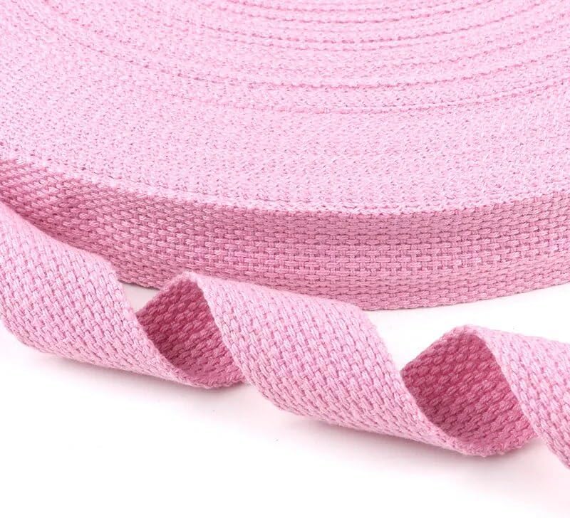 Miniatura 3 de Cinta de lona de algodón para Bolso, 16.4 ft, 1.260 in, Novedad Heavy Cotton Webbing (Color  Gris claro)