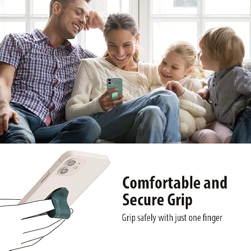 Miniatura 6 de Momostick - Soporte para correa de agarre para teléfono celular para mano, soporte para teléfono celular, nuevo agarre delgado para selfie