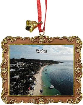 Roatan Honduras Travel Souvenir Xmas Tree Ornament Hanging Pendant Home Christmas Party Decoration