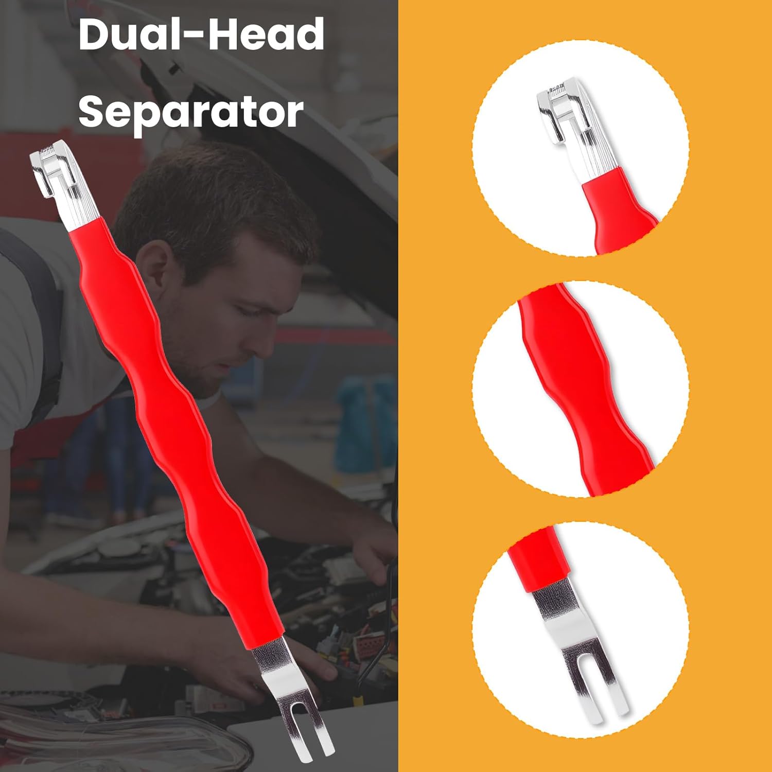 Electrical Disconnect Pliers, 4 Pack Electrical Connector Pliers Set, Automotive Electrical Tools &Connector Removal Tool For Car Fuel Line Petrol Clip Pipe image 5 of 6 B0FG2NKWT3