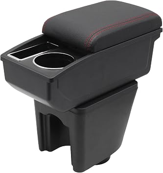 YJYWZH Armrest Box for Chevy Aveo 2002-2011 Accessories, Red Thread