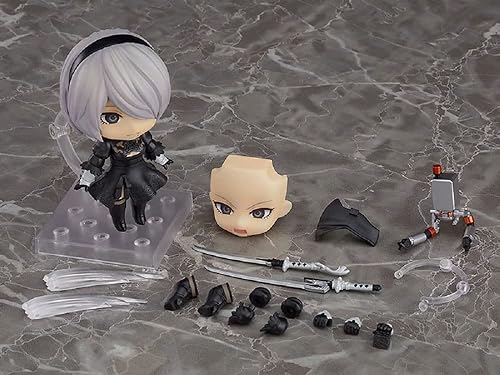 Miniatura 8 de NieR Automata Automata 2B (Yorha No.2 Tipo B) Q Versión Figura de acción, varios accesorios 3.9inch