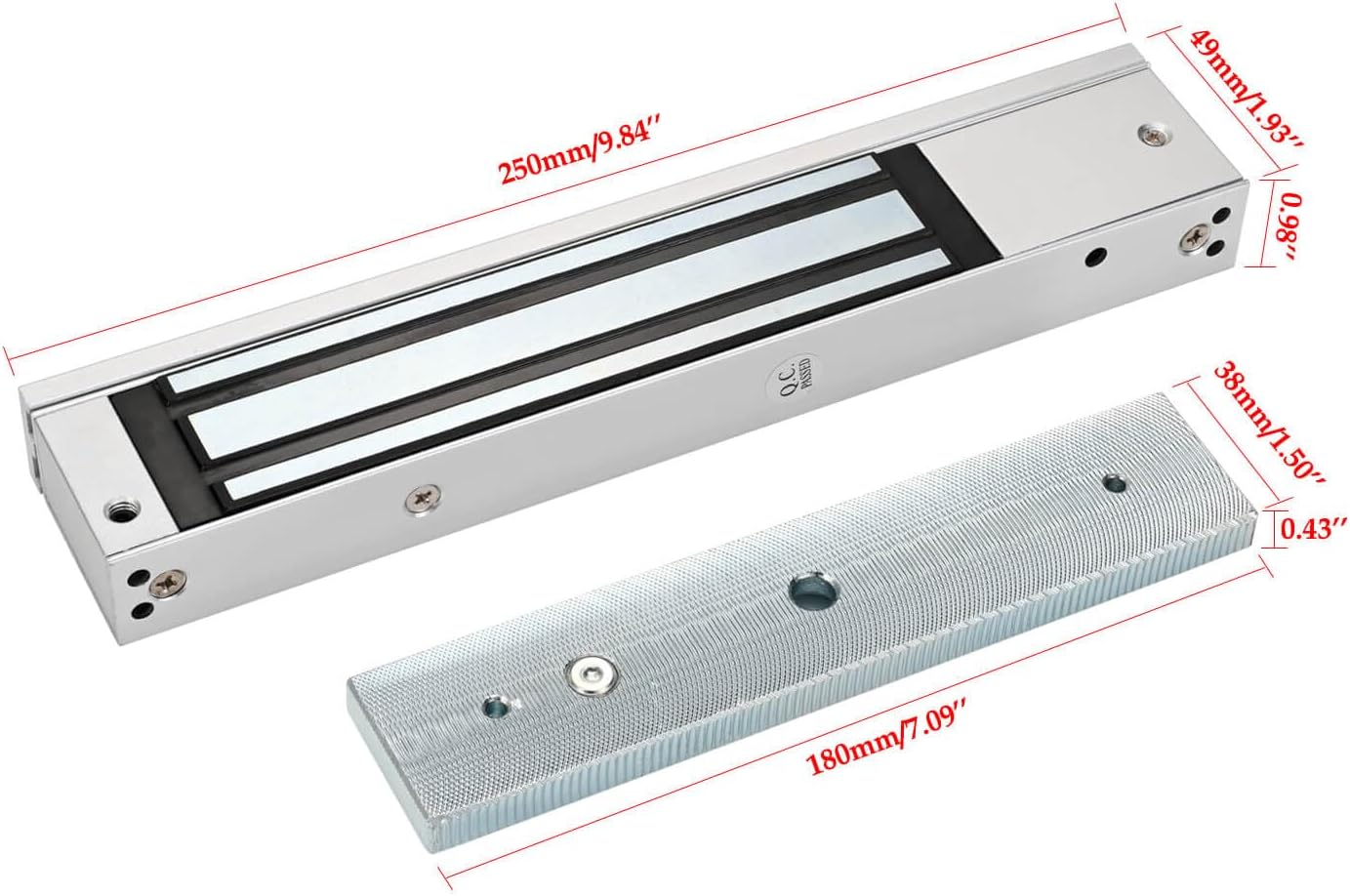 Smart Door Access Control System with 280KG 600lbs Magnetic Lock, WiFi & Tuya App Remote Unlock, Waterproof Keypad Reader (ID & IC Card), Power Supply, Exit Button, Doorbell & Remote Controls 5 61JS8yn4z9L. AC SL1500