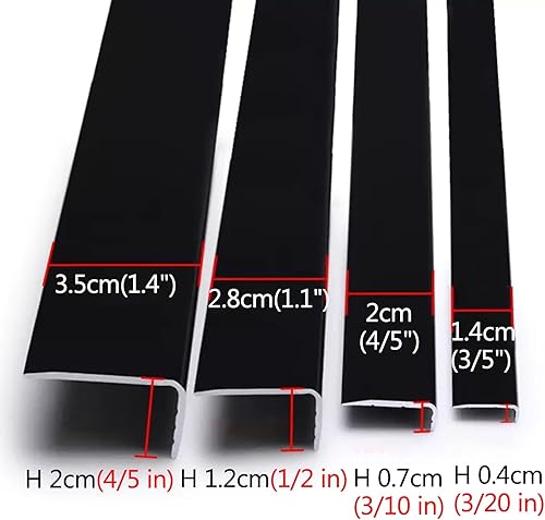 Miniatura 4 de Tira de transición de borde dorado para escaleras, borde decorativo para suelo de azulejosmadera, protección contra umbral de ventana, protector de