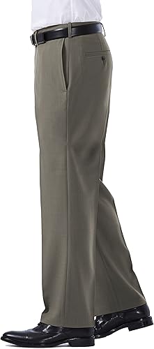 Miniatura 2 de Haggar ECLO Repreve Stria - Pantalón de vestir con frente plano para hombre