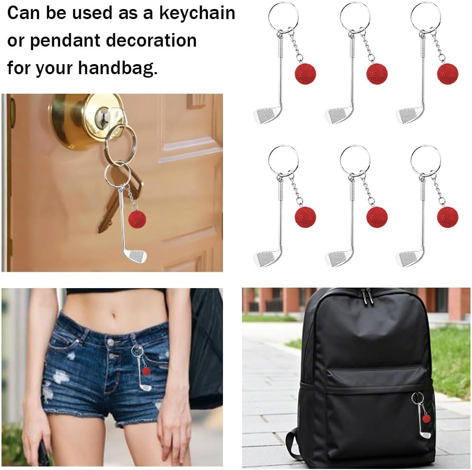 Golf Gifts Keychain for Men Women, Car Keychain, Golf Key Chain Accessories Universal for Handbags Decorations - Image 7