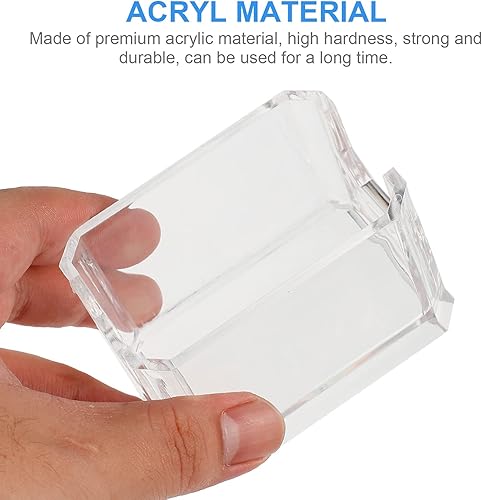 Miniatura 3 de 2pcs bolsa de té caja de artículos diversos contenedores acrílico contenedor acrílico titular bolsa de té organizador