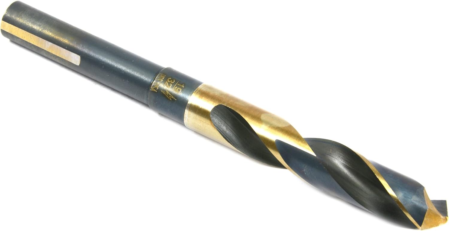 Forney 20670 Drill Bit Industrial Pro Silver and Deming with Flatted 1/2-Inch Shank, 23/32-Inch