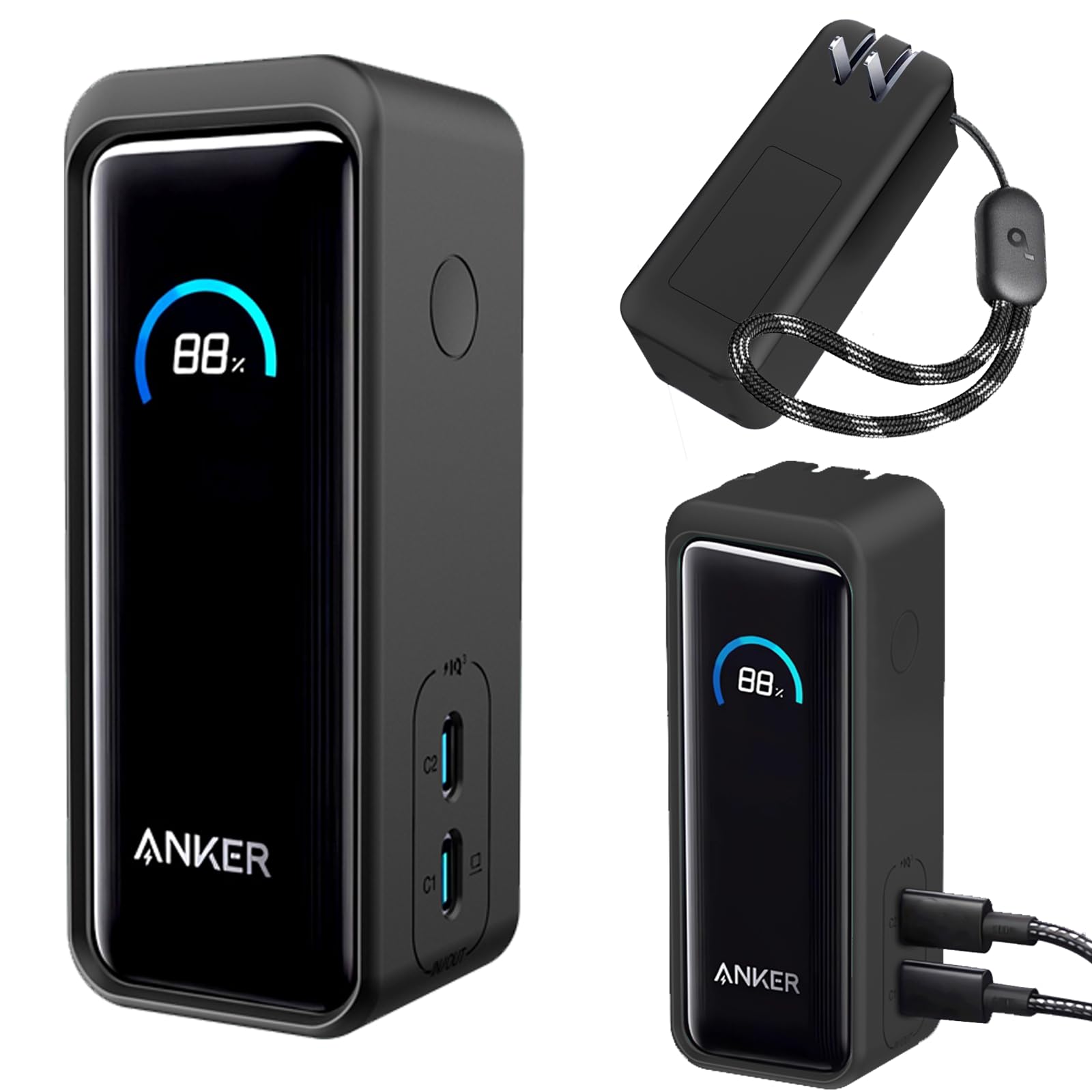 Amazon.com: NOUKAJU Case for Anker Prime Power Bank 9600mAh 65W