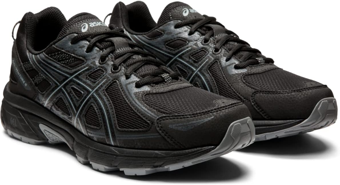 ASICS Men's Gel-Venture 6 MX Running Shoes 12 Black/Black