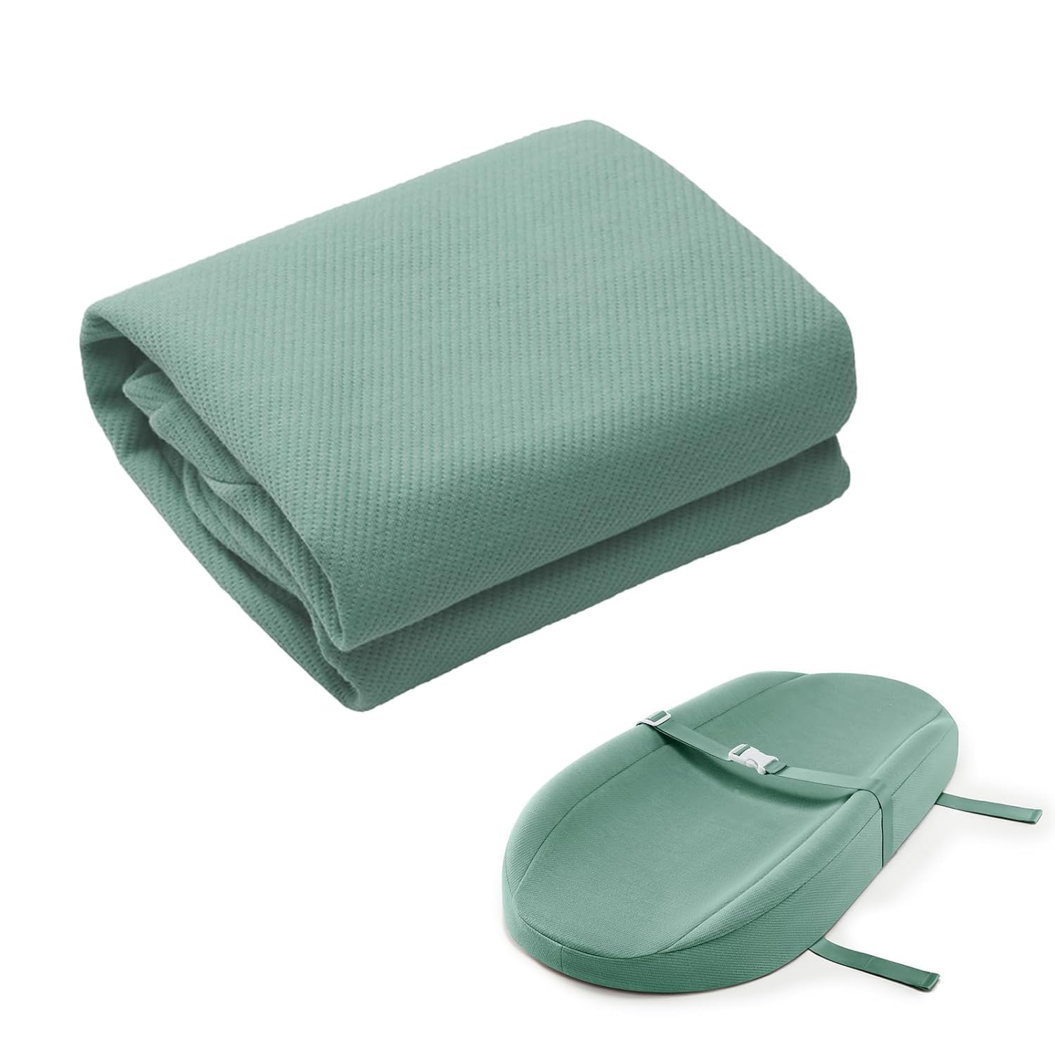 Blissful Diary Muslin Baby Changing Pad and Ultra Soft Breathable Changing Pad Cover for Replacement