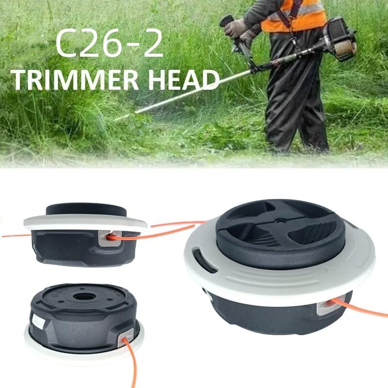 Miniatura 2 de Paquete de 2 cabezales de recortadora C26-2 4002 710 2169 para Stihl AutoCut C26-2 FS55 FS55R FS56 FS56RC FS70 FS70R FS80 FS85 FS90 FS90R FS91R FS94