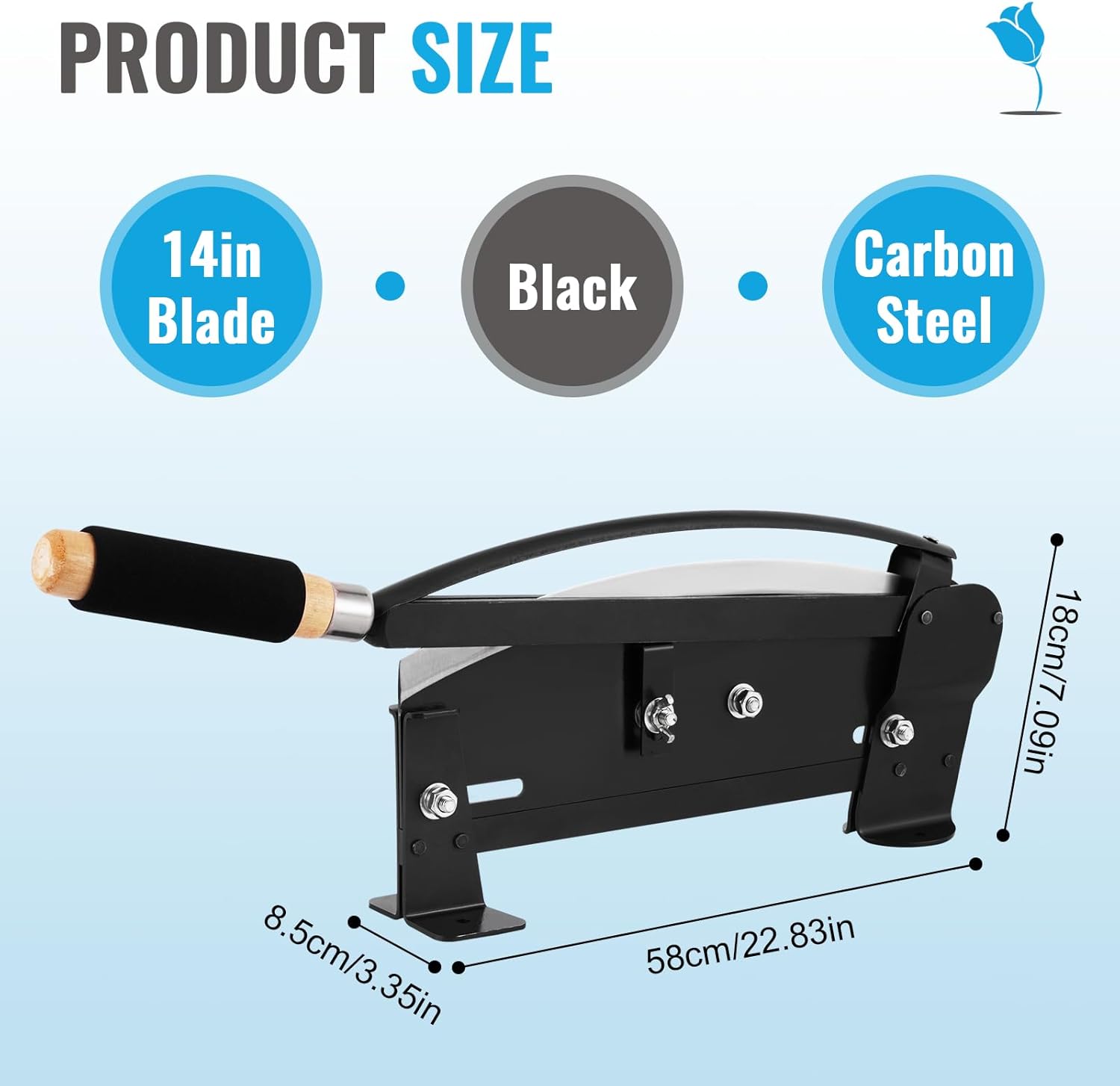 Flower Stem Cutter Floral Stem Cutter 14in Blade with Safety Latch to Cutting Floral Bunches and Bouquet Stems for Florists or Garden Use