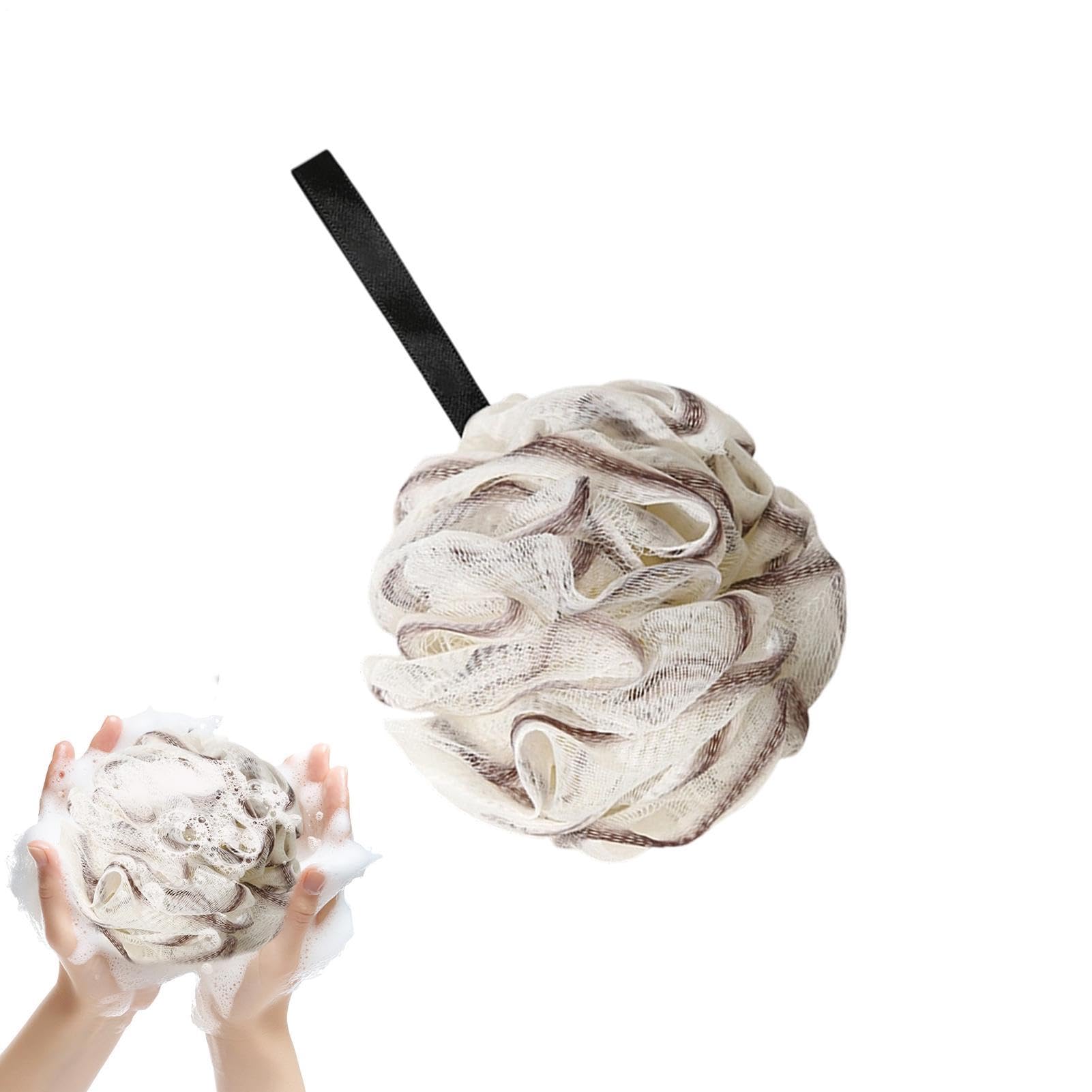 Gąbka Loofah, delikatna pianka z drobnej siatki, duża gąbka pod prysznic, dla kobiet, mężczyzn, rodziny, podróży, łazienki, spa, domu, hotelu