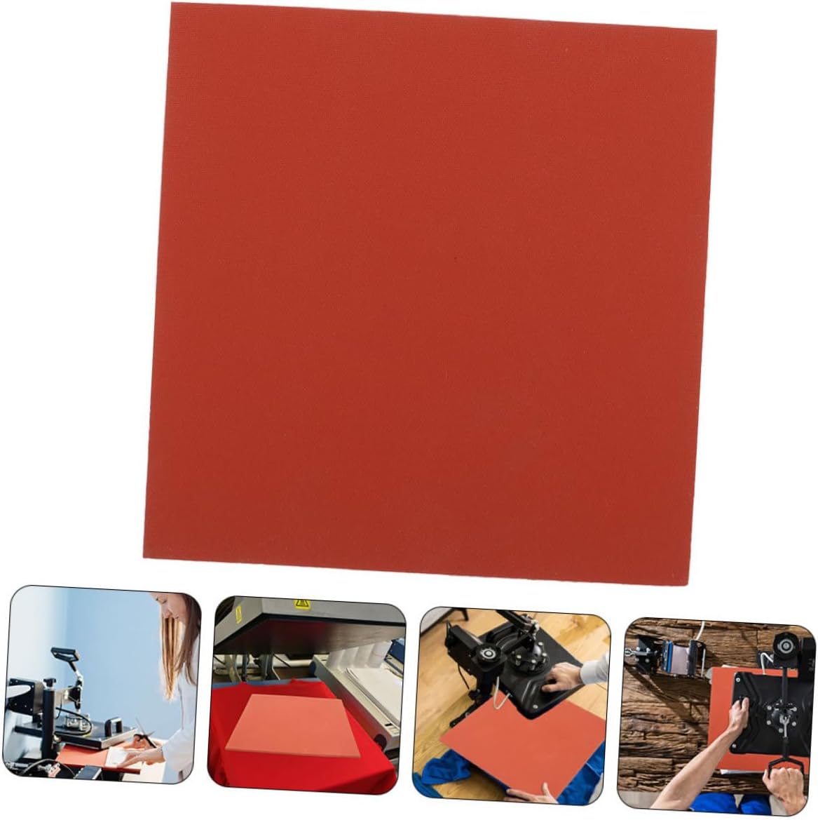 LIFKOME Wear Resistant Silicone Insulation Pad Heat Press Mat for High Temperature Printing for Manual Automatic Transfer Machines Durable Practical Heat Press Pillow