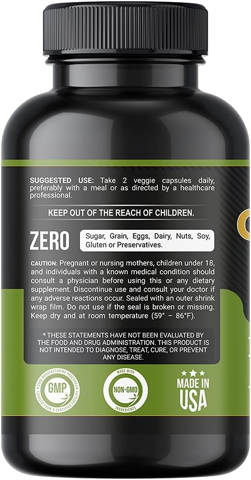 Quercetin with Vitamin C and Zinc - Quercetin 500mg - Quercetin with Bromelain - Zinc Quercetin - 120 Veggie Caps. Quercetin Supplements + Vitamin D3 (Non-GMO, Gluten-Free, Vegan) 2 Month Supply