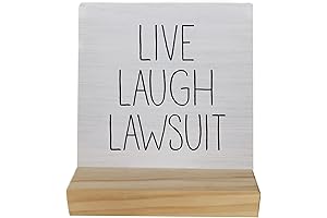 Lawyer Gifts for Women Men, Live Laugh Lawsuit