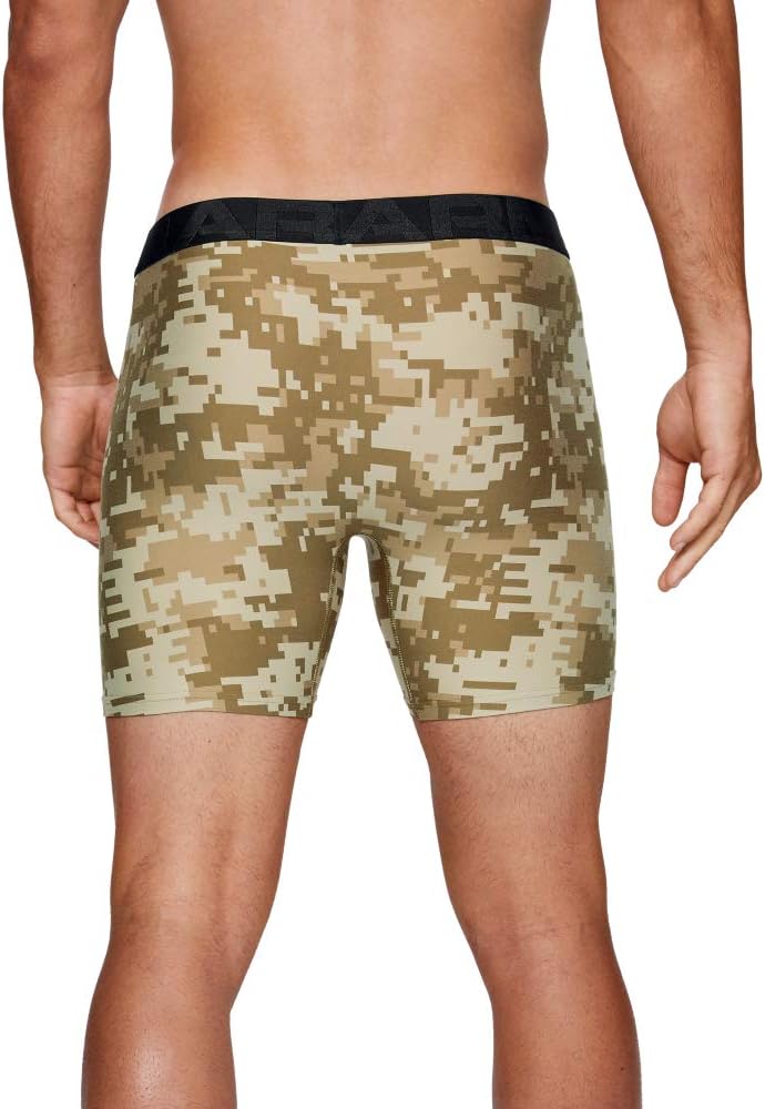 Under Armour 3-Pack Performance Tech Solid 6" Boxer Briefs