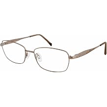 Aristar by Charmant Eyeglasses AR16377 16377 573 Light Brown Optical Frame 54mm