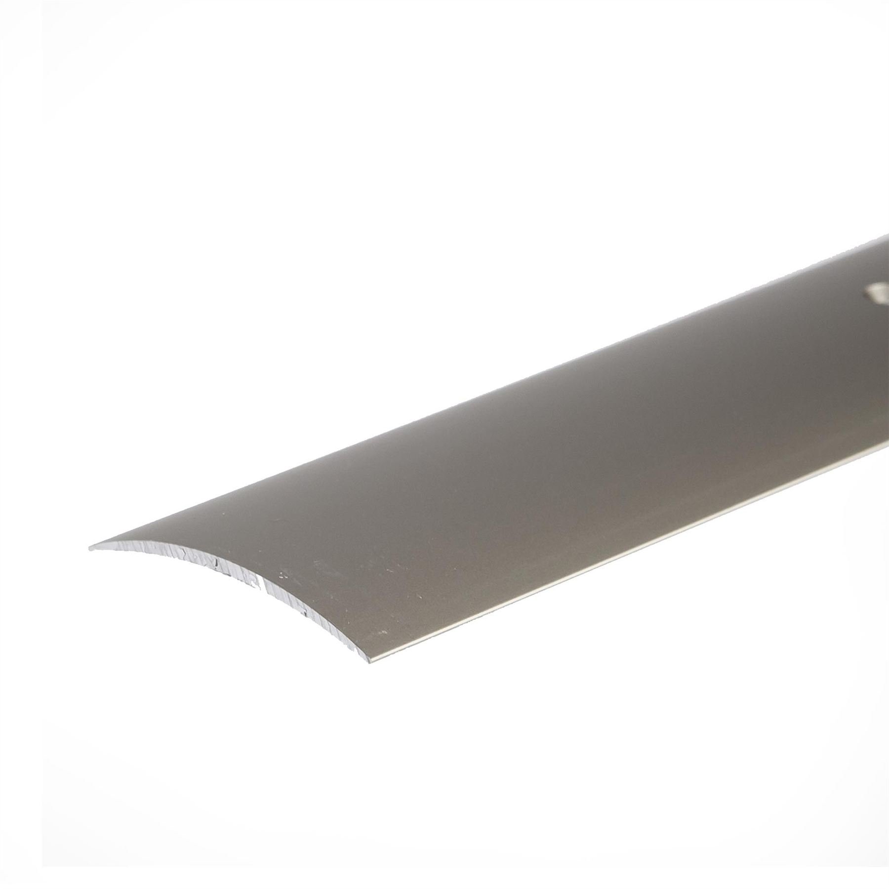IANPAV Screw ANODISED Aluminium Door Floor BAR Edge Trim Threshold Profile 930mm x 49mm A04, INOX