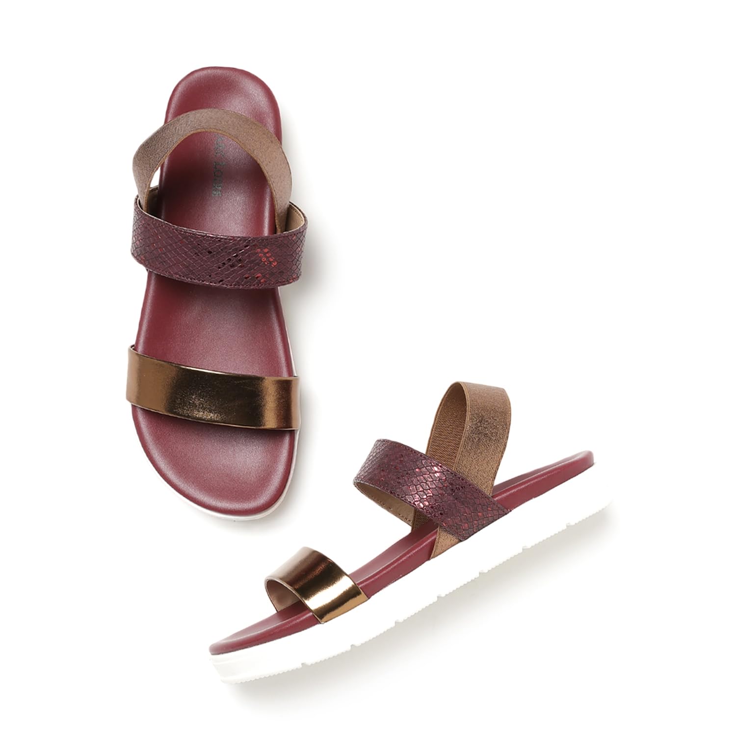 marc loire Women Platform Heel Fashion Sandal With Slingback Strap; Casual Footwear-picture-49