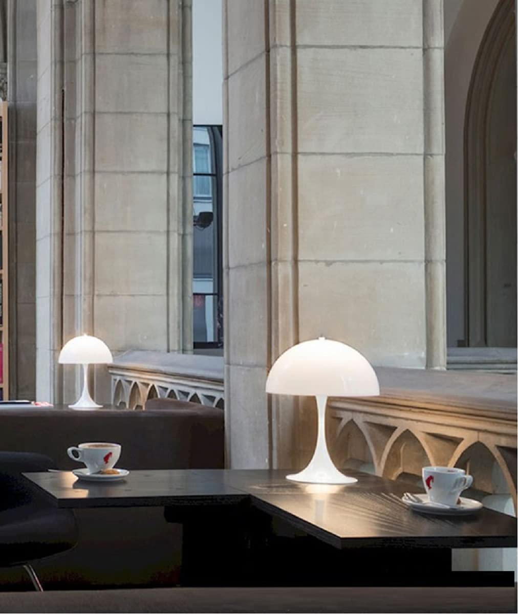 Lampada Notturna A Fungo LED – Luce Bianca Calda Per Comodino, Design Carino E Base In Legno