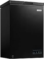 Vista 8 de Igloo Congelador de cofre de 5.0 pies cúbicos con cesta extraíble, puerta independiente, rango de temperatura de -10 a 10 F, descongelación frontal