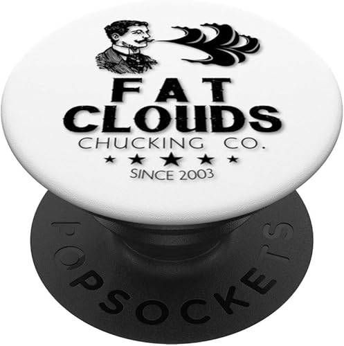 Miniatura 1 de Fat Clouds Chucking Vape Vaping - PopSockets Grip and Stand for Phones and Tablets