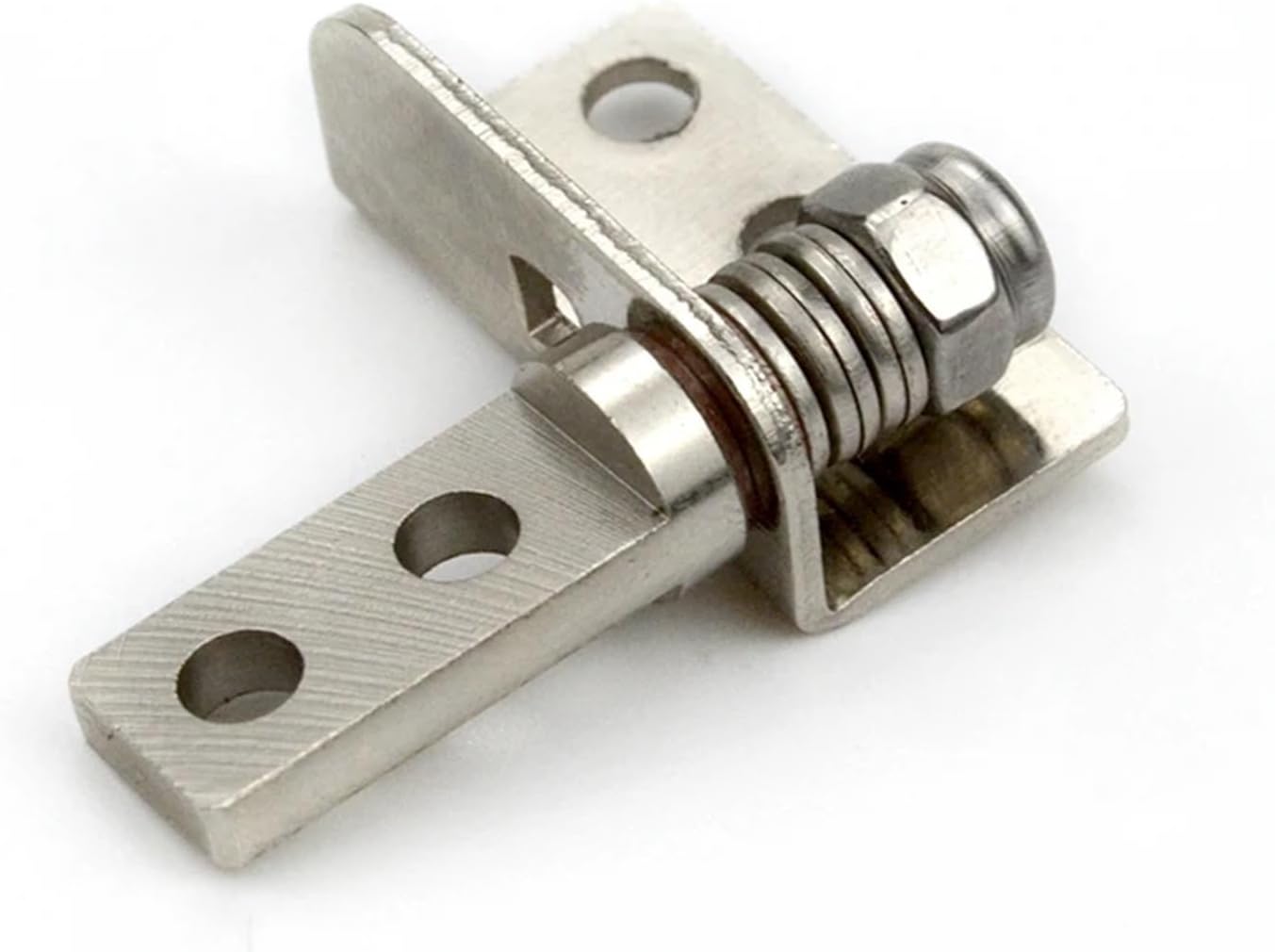 Free Stop Damping Hinge Free Stop Torque L-Type Rotary Shaft Cabinet Door Adjustable Strength Hardware Accessories 1Pcs(Left)