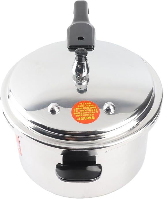 Pressure Cooker 8Qt Pressure Canner Fast Cooking Pot Canner Pot with Induction Base Locking System for Gas Stove Electric Induction Cooker (20CM/4L)