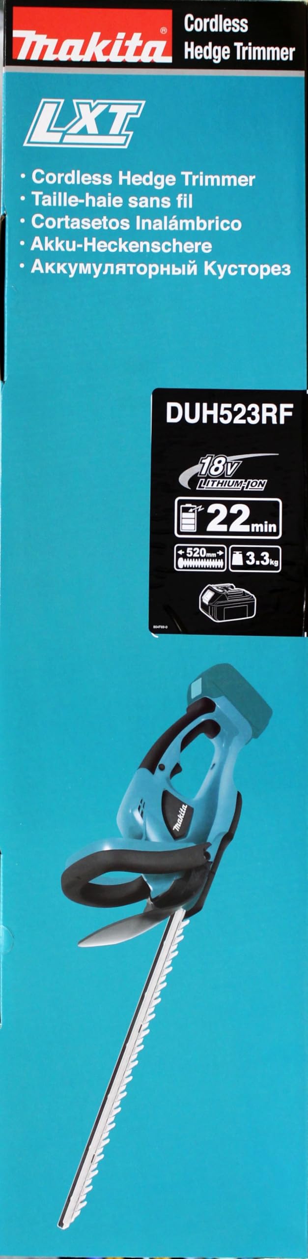MAKITA DUH523RF - Cortasetos 18V 3,0 Ah 52cm