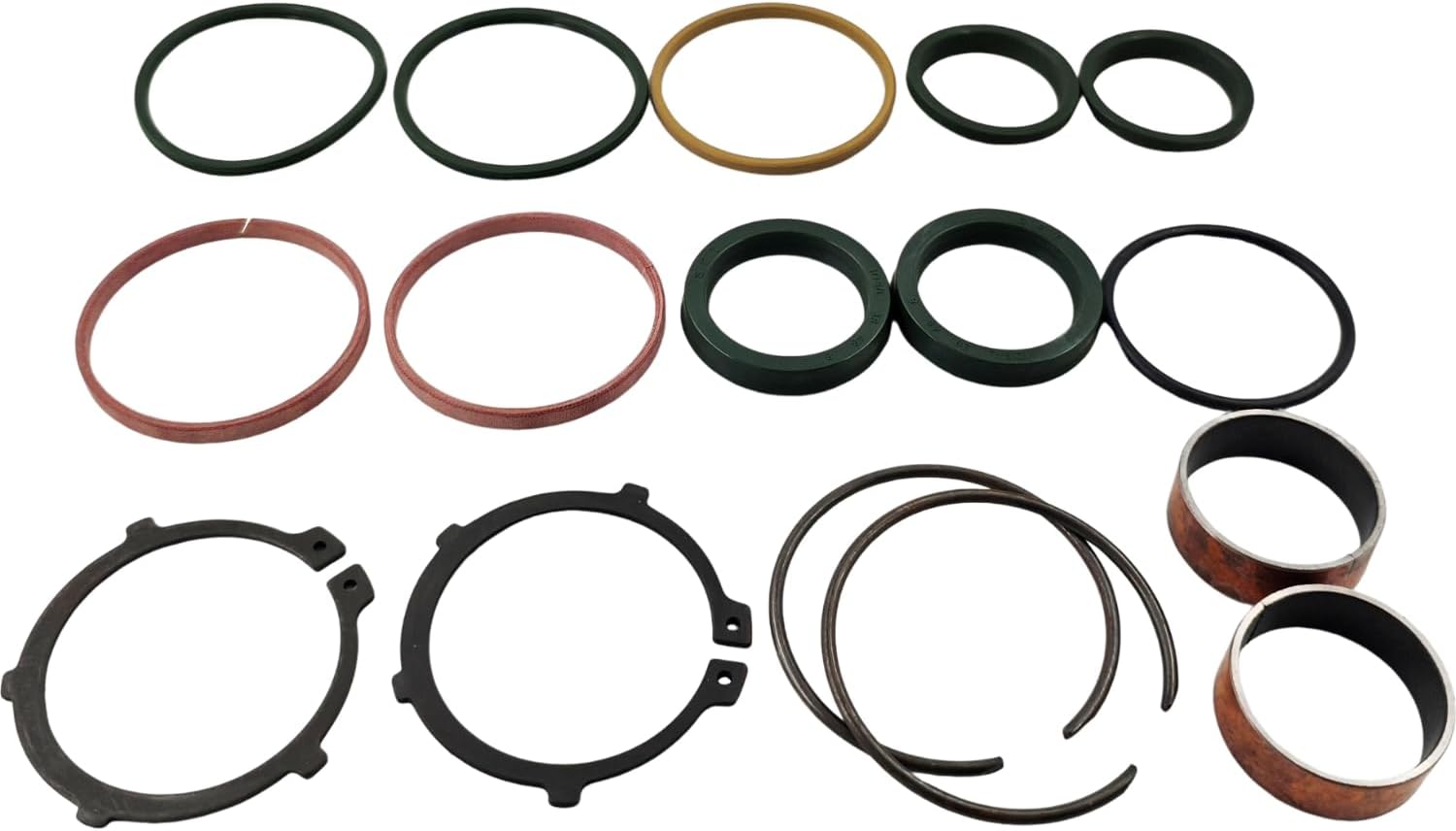RE271456 Hydraulic Steering Cylinder Seal Kit - Fit for John Deere Tractor 5045D, 5045E, 5050E, 5055D, 5055E, 5058E, 5060E, 5065E, 5065M, 5067E, 5070M, 5075E, 5075M, 5076E, 5076E, 5078E, 5080M