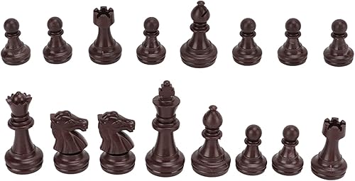 Miniatura 5 de Piezas de ajedrez de repuesto universales resistentes a caídas de doble color reutilizables piezas de ajedrez piezas de estatuilla para fiesta color