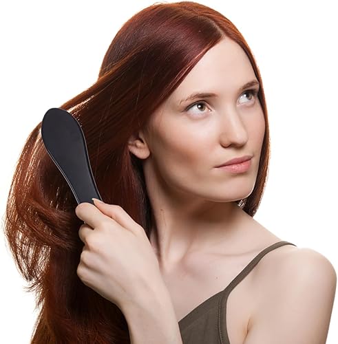 Miniatura 2 de Healifty Masajeador de cabeza de peine de cuerno de buey, herramienta de masaje Guasha, terapia de peine de pelo, tratamiento de punto de activación