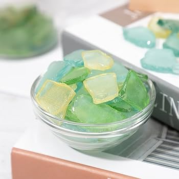 ブルーシーグラスオブジェ ３点セット シーグラスアート no.3 青の世界④ インテリア雑貨 インテリア