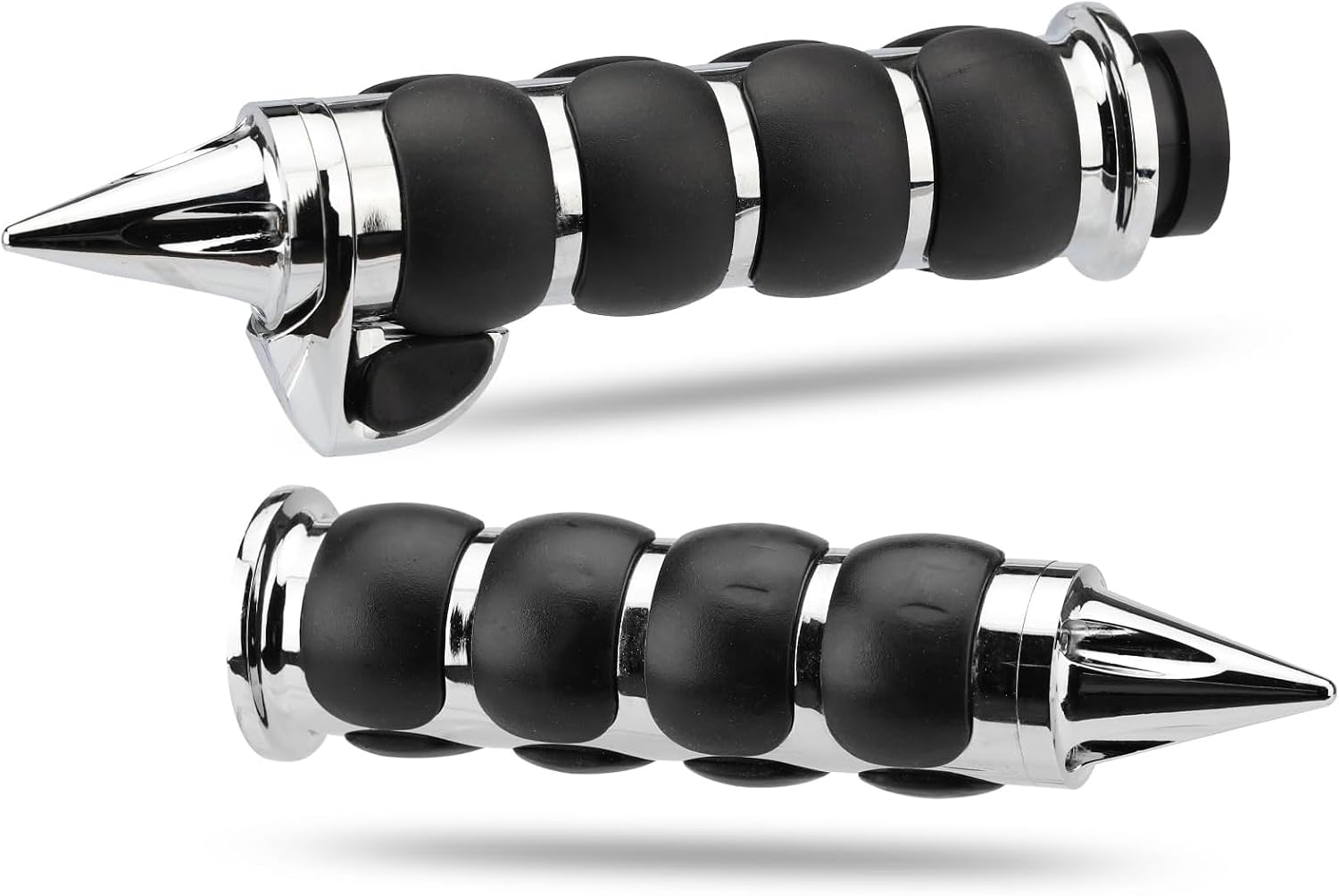 LKV 1 Inch Motorcycle Grips for Cable Throttle Handlebars – Fits Select Harley Sportster 883/1200 (Cable Throttle Only), Dyna & Touring Models | Not for Electronic Throttle