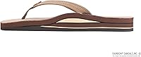 Vista 2 de Rainbow Sandals Sandalias de cuero con doble capa y correa estrecha para mujer