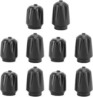 2 Way Radio Channel Knob Cap Replacement, Volume Control Knob for BF 888S, Repair Parts for BF 888S 2 Way Radios, 5 Pair, Easy Install Plastic Material