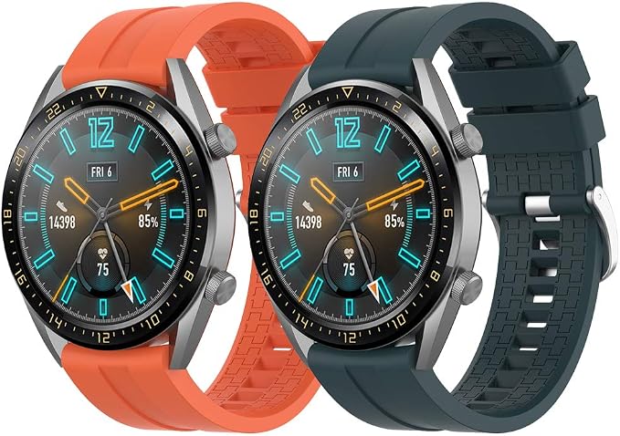 Supore Cinturino Compatibile con Huawei Watch GT2 46mm/Watch GT 46mm/Watch  GT Active/Watch 2 PRO/Honor Watch Magic/Galaxy Watch 46mm/Gear S3/Gear 2,  Cinturino di Ricambio in Silicone da 22 mm : Amazon.it: Elettronica