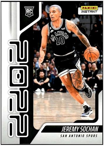 JEREMY SOCHAN RC 2022-23 Panini Instant Year One 767#9 Spurs ROOKIE NM+-MT+ NBA Basketball
