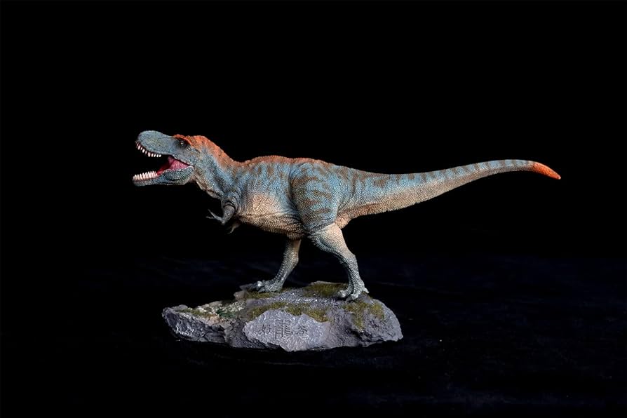 Amazon.com: WLNTDOLA 1:35 Scale Blue Tyrannosaurus Figure T-Rex