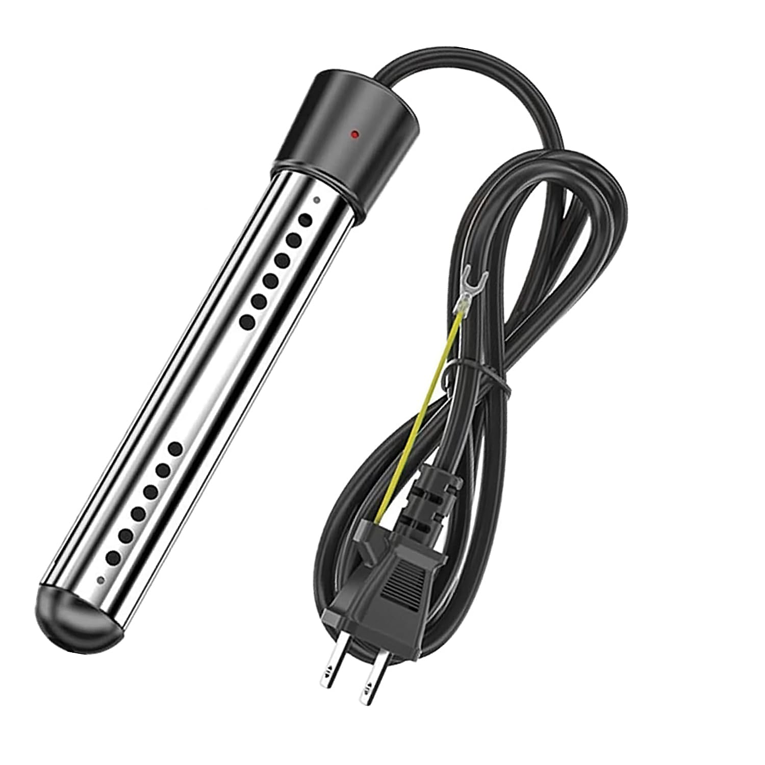 投げ込みヒーター 電気浸漬給湯器ロ ッドプールヒーター 1500W ポータブルバケットヒーター 液浸ヒーター 浸水給湯器 携帯浸漬湯沸かし器 70°自動電源オフ 浴槽用給湯器 インフレータブルプール 家庭 アウトドア 学校に適しています【2025版】