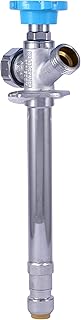 SharkBite 6 Inch Frost Free Sillcock, 1/2 x 3/4 Inch MHT, Push to Connect Brass Plumbing Fitting, PEX Pipe, Copper, CPVC, PE-RT, HDPE, 25744LF