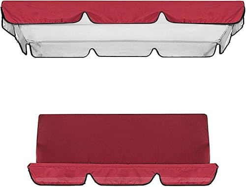Miniatura 2 de Toldo de repuesto impermeable para columpio, funda de asiento de columpio de jardín, doble columpio, toldo de tela Oxford para asiento de columpio