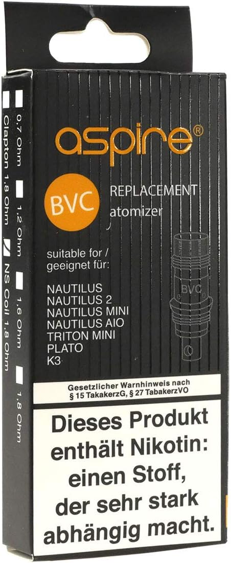 Aspire Nautilus NS (NikotinSalz) BVC Coil - 1.8 O
