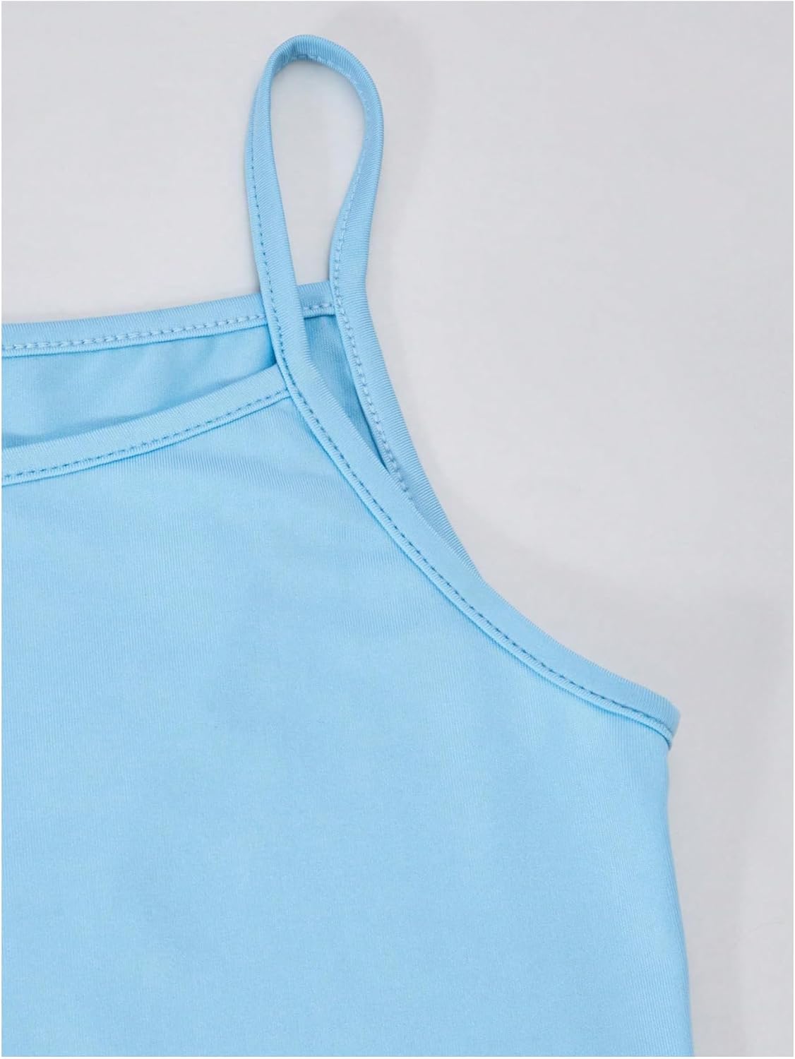 Floerns Girl's 3 Piece Outfits Y2k Number Print Jersey Shirts and Shorts Set with Cami Tops - Image 4